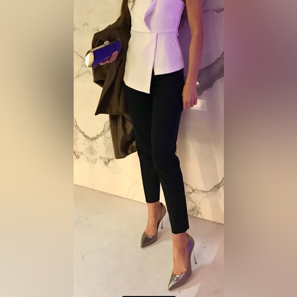 Moschino Love Royal Blue Velvet Clutch WORN ONCE - Picture 6 of 7